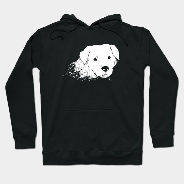 Dog Illustration Hoodie by sunima